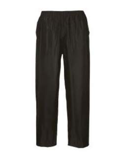 Classic Adult Rain Trousers Black 2XL