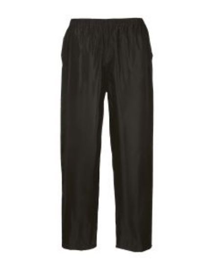 Classic Adult Rain Trousers Black 3XL