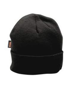 Knit Beanie Hat Insulatex Black One Size *p