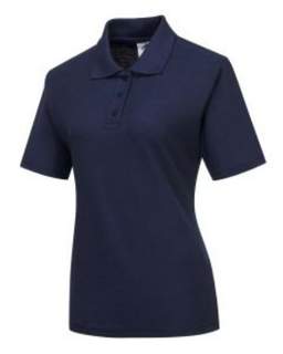 Ladies Naples Polo Shirt Navy Size 2XL