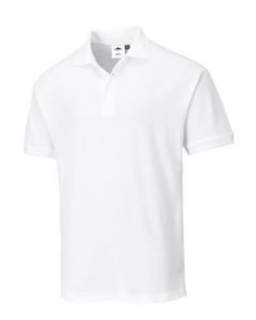 NAPLES POLO SHIRT WHITE MENS 2XL