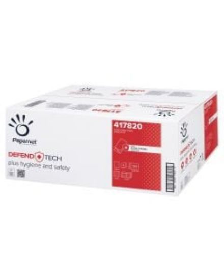 Bio Tech Flushy V Fold Handtowel White 2 Ply Pure 21cm x 22cm (Case of 3150)