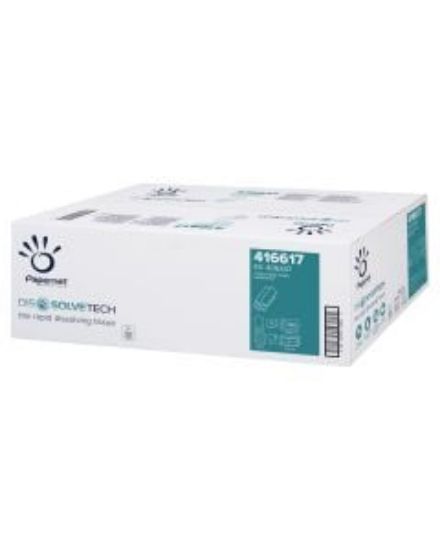 Dissolve Tech Special Z Fold Handtowel 2 Ply White 24cm x 20.30cm  (Case of 4000)