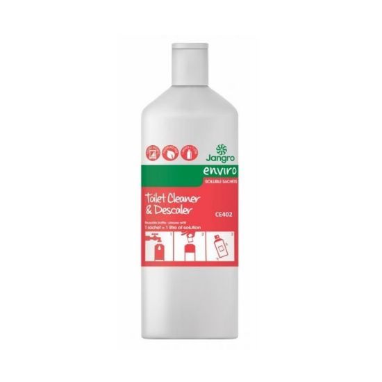 Jangro 1ltr Empty Bottle For Enviro Toilet Cleaner & Descaler Sachets