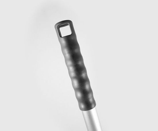 Aluminium Handle With Colour Grip 1245mm Black