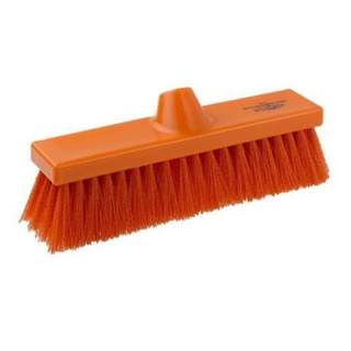 Premier Flat Sweeping Broom Soft 280mm Orange