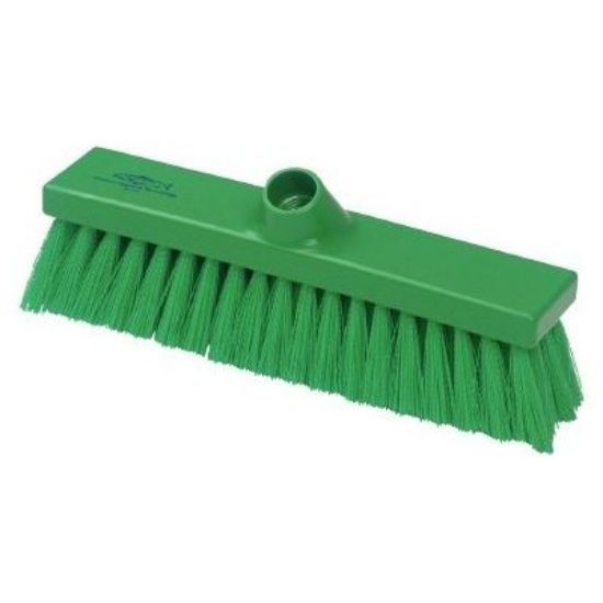 Premier Flat Sweeping Broom Medium 280mm Green