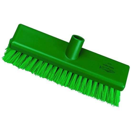 Flat Sweeping Broom Medium 300mm Green