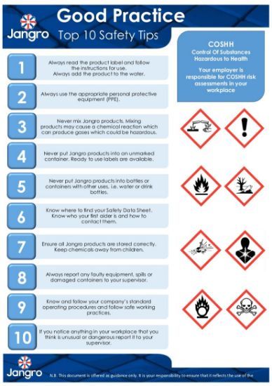 Jangro Coshh Good Practice Guide (A3)