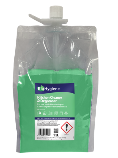 Bio Hygiene Kitchen Degreaser Pouch 1.5ltr   (Case Of 2)