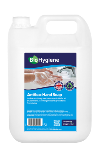 Bio Hygiene Antibac Hand Soap White Unfragranced 5ltr
