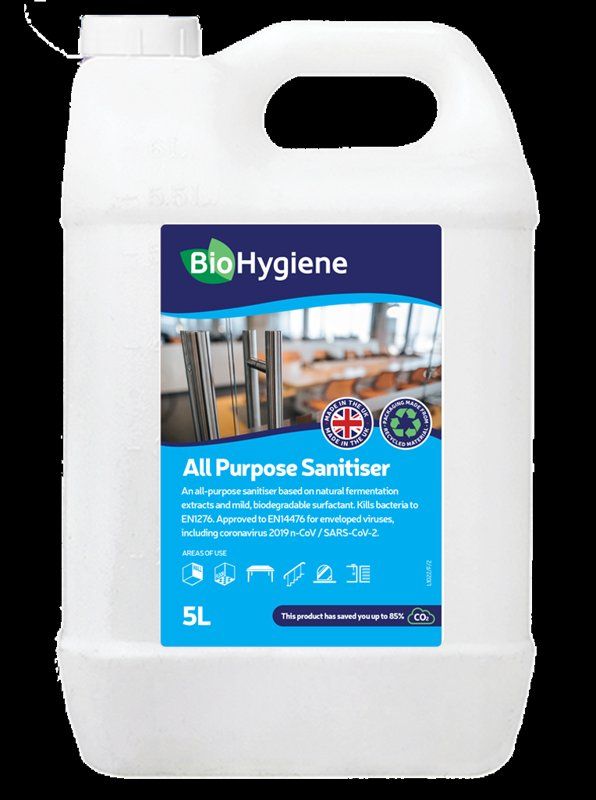 BIO HYGIENE ALL PURPOSE SANITISER FRAGRANCED RTU 5LTR