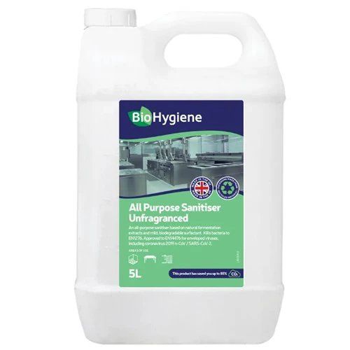 Bio Hygiene All Purpose Sanitiser Unfragranced RTU 5ltr (Single)