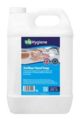 BIO HYGIENE ANTIBAC HAND GRAGRANCED CONCENTRATE SOAP BLUE 5LTR (2)