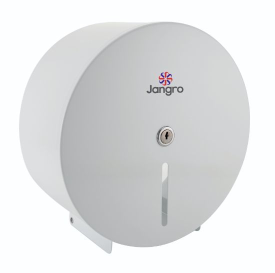 Jangro Mini Jumbo Dispenser 10" White Metal