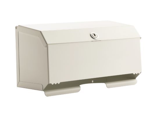 Jangro Hygiene Roll Dispenser White Metal 10"