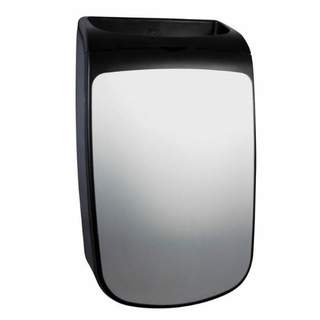 Mercury Wall Mounted Waste Bin Stainless Steel/Plastic