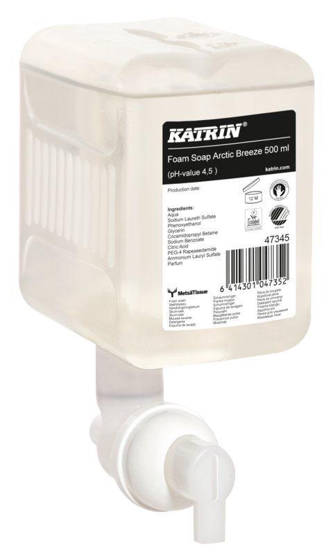 KATRIN FOAMWASH SOAP 500ML ARCTIC BREEZE       (12)
