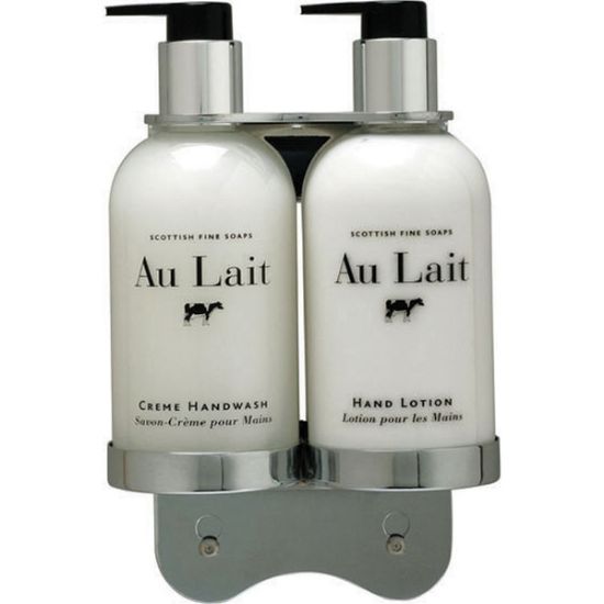 Double Bottle Holder For 300ml Pump Bottles Stainless Steel