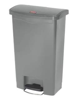 Rubbermaid Slim Step On Resin Front Pedal 50l - Grey