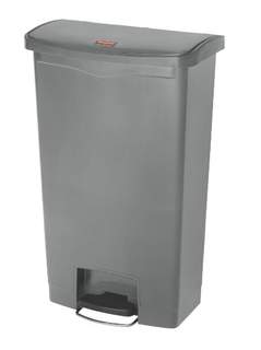 Rubbermaid Slim Step On Resin Front Pedal 68l - Grey