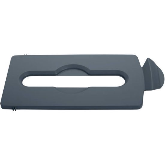 Rubbermaid Slim Jim Recycling Centre Paper Slot Lid - Grey