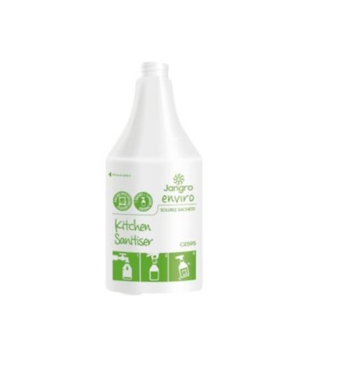Jangro Trigger Bottle For Kitchen Sanitiser Sachets