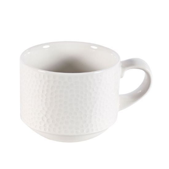 Churchill Isla Stacking Cup White 8oz 220ml (Case Of 12)