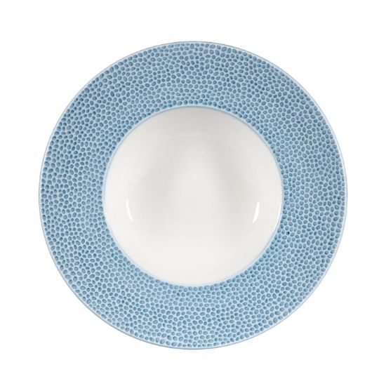 Churchill Isla Ocean Blue Wide Rim Bowl 24cm (Case Of 12)