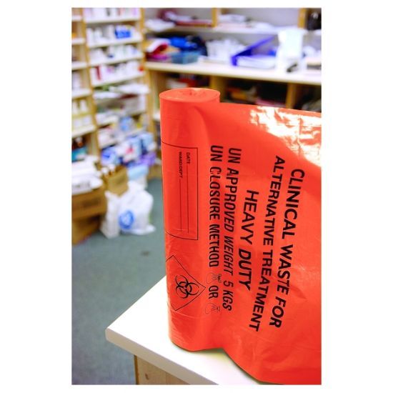 Clinical Orange Sacks Heavy Duty 15" X 28" X 39" 90l Case 100