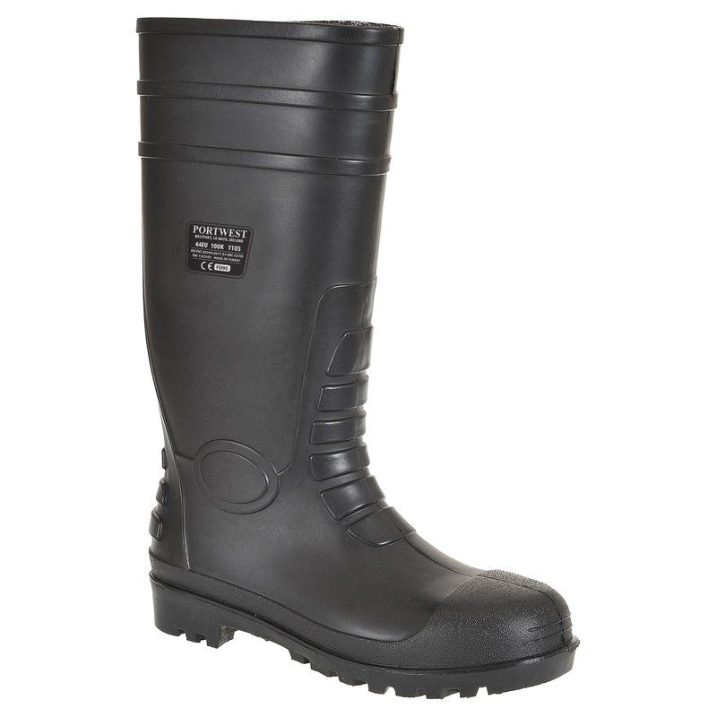 TOTAL SAFETY WELLINGTON S5 BLACK SIZE 10