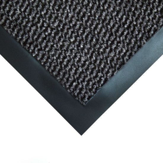 Vynaplush Entrance Mat Black/Grey 90 X 120 Cm