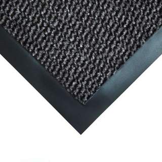 Vynaplush Entrance Mat Black/Grey 90 X 120 Cm