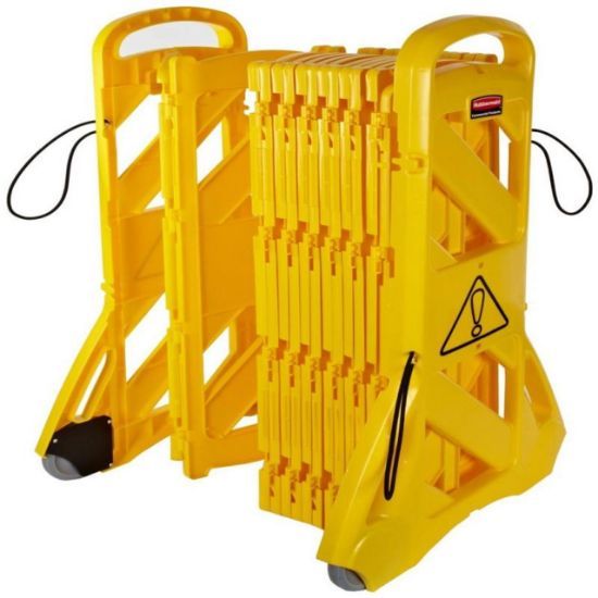 Rubbermaid 13ft Mobile Barrier 16 Panel Height 40 Inch