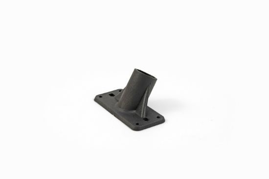 Plastic Socket With Bolt And Screw Holes For 1 1/8" Wood Handle