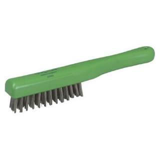 Stainless Steel Wire Hand Brush Medium 279mm Green