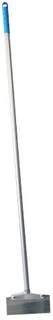 HYGIENE LONG HANDLED 1300MM FLOOR SCRAPER WITH STAINLESS STEEL BLADE BLUE