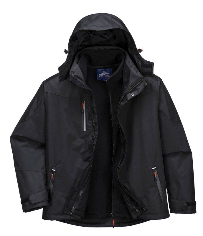 Radial Jacket 3 In 1 Black Size Large *p