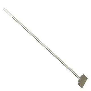 HYGIENE LONG HANDLED 1300MM FLOOR SCRAPER WITH ST STEEL BLADE WHITE