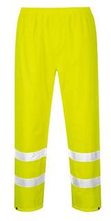 Waterproof Contractor Trousers Yellow Medium