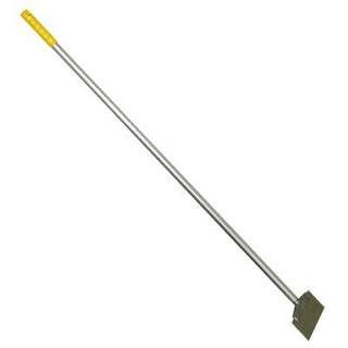 HYGIENE LONG HANDLED 1300MM FLOOR SCRAPER WIH ST STEEL BLADE YELLOW