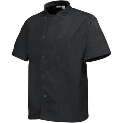 Mens Summer Jacket S/Sleeve Med Black