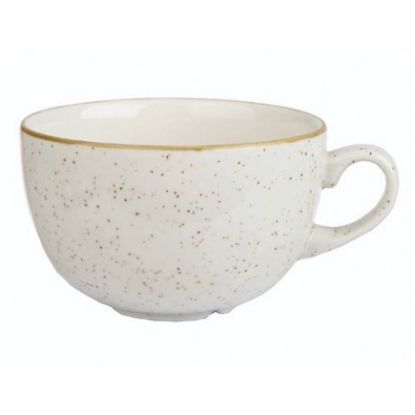 Churchill Stonecast Cappuccino Cup 12oz Barley (Case Of 12)