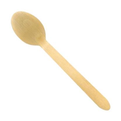 Disposable Wooden Dessert Spoon (Pack Of 100)