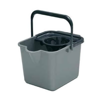 Addis Mop Bucket And Wringer 12l Metallic