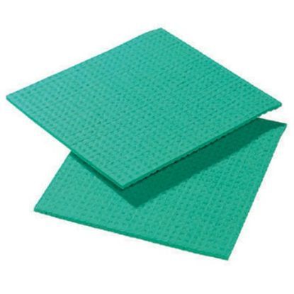 Cellulose Sponge Cloth Green (Pack Of 10)