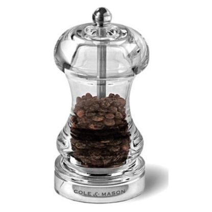 Cole & Mason Capstan 125 Acrylic Pepper Mill 3.3" (Single)