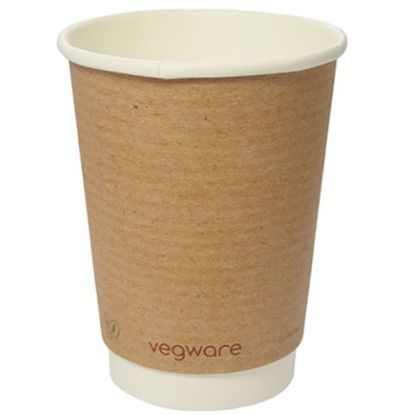 Kraft Double Wall 12oz Cup 89 Series (Pack Of 25)