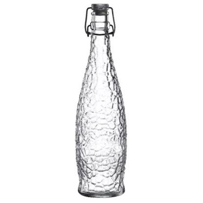 Glacier Bottle With Clear Clip Lid 1ltr  (Case of 6)
