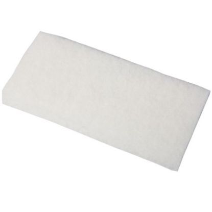Octopus Scrub Pads White 4.5" X 10"
